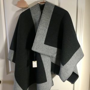 Burberry Border Cape black&gray